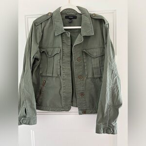 Forever 21 Olive Military Jacket